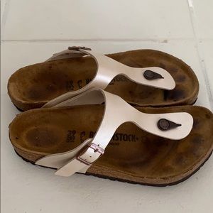 Birkenstock Giza women’s size 39  Pearl White